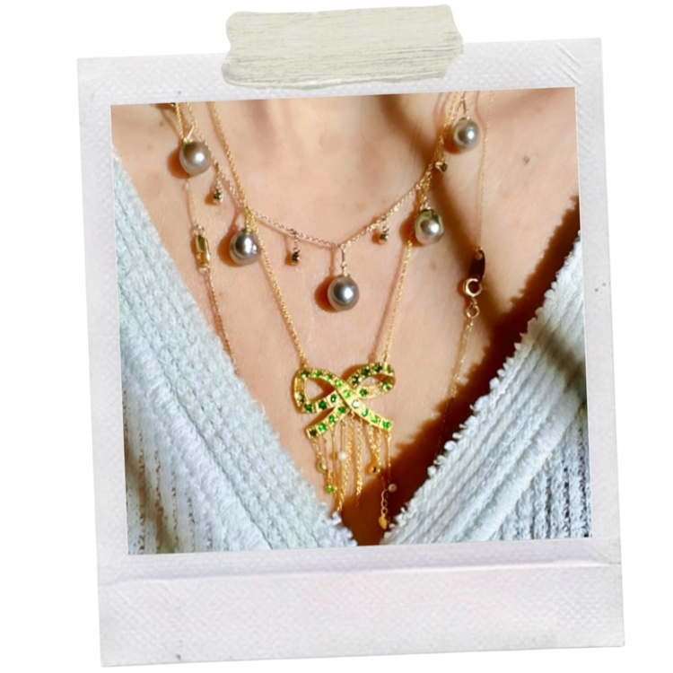 UNHADA NECKLACES 18k fine jewelry wearable magic for the free-spirited sophisticate pendant necklace, fringe necklace, celestial jewelry, romantic jewelry, coquette jewelry, woman owned business, handmade fine jewelry