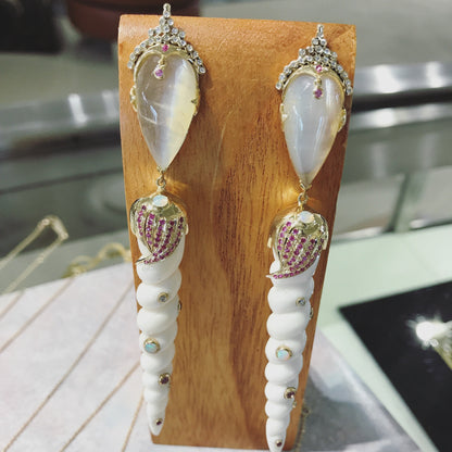 Swan Earrings