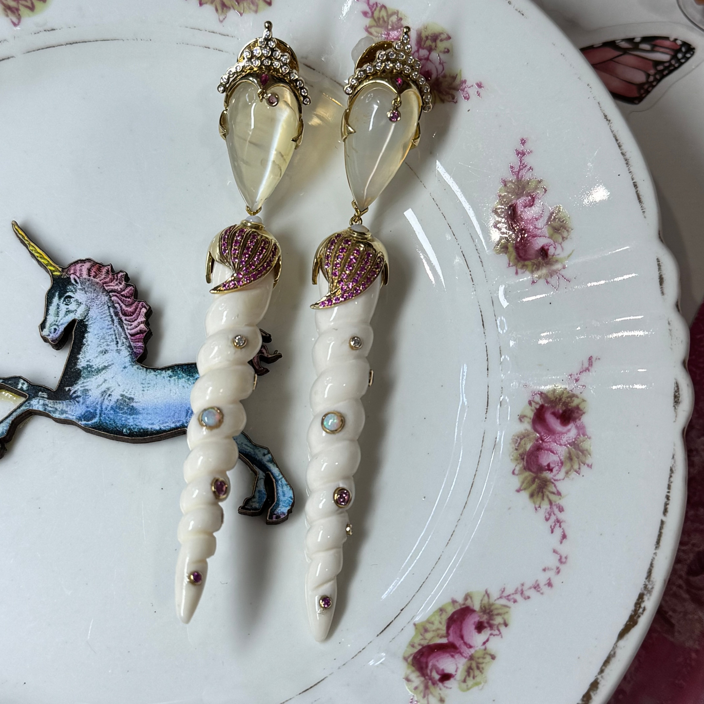Swan Earrings