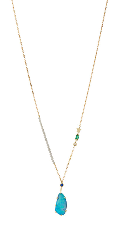 Fairydusted Australian Opal Necklace