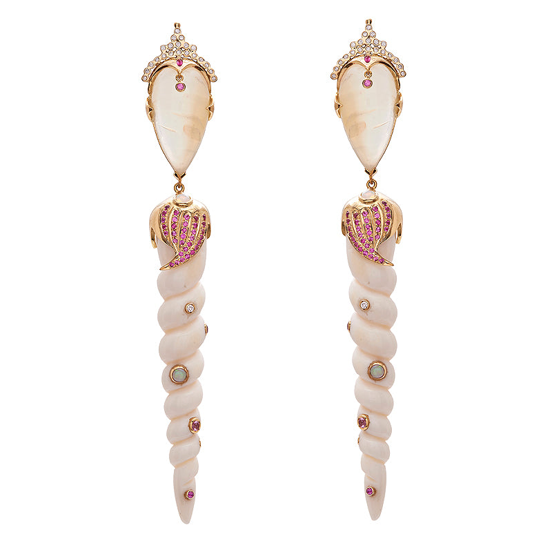 Swan Earrings