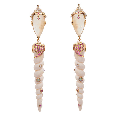 Swan Earrings