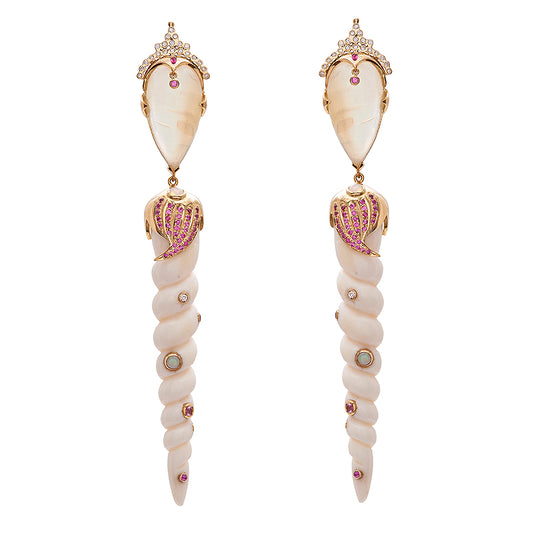 Swan Earrings